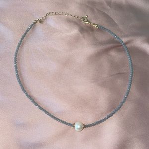 cute beaded pearl necklace